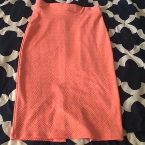 Salmon Pink pencil skirt